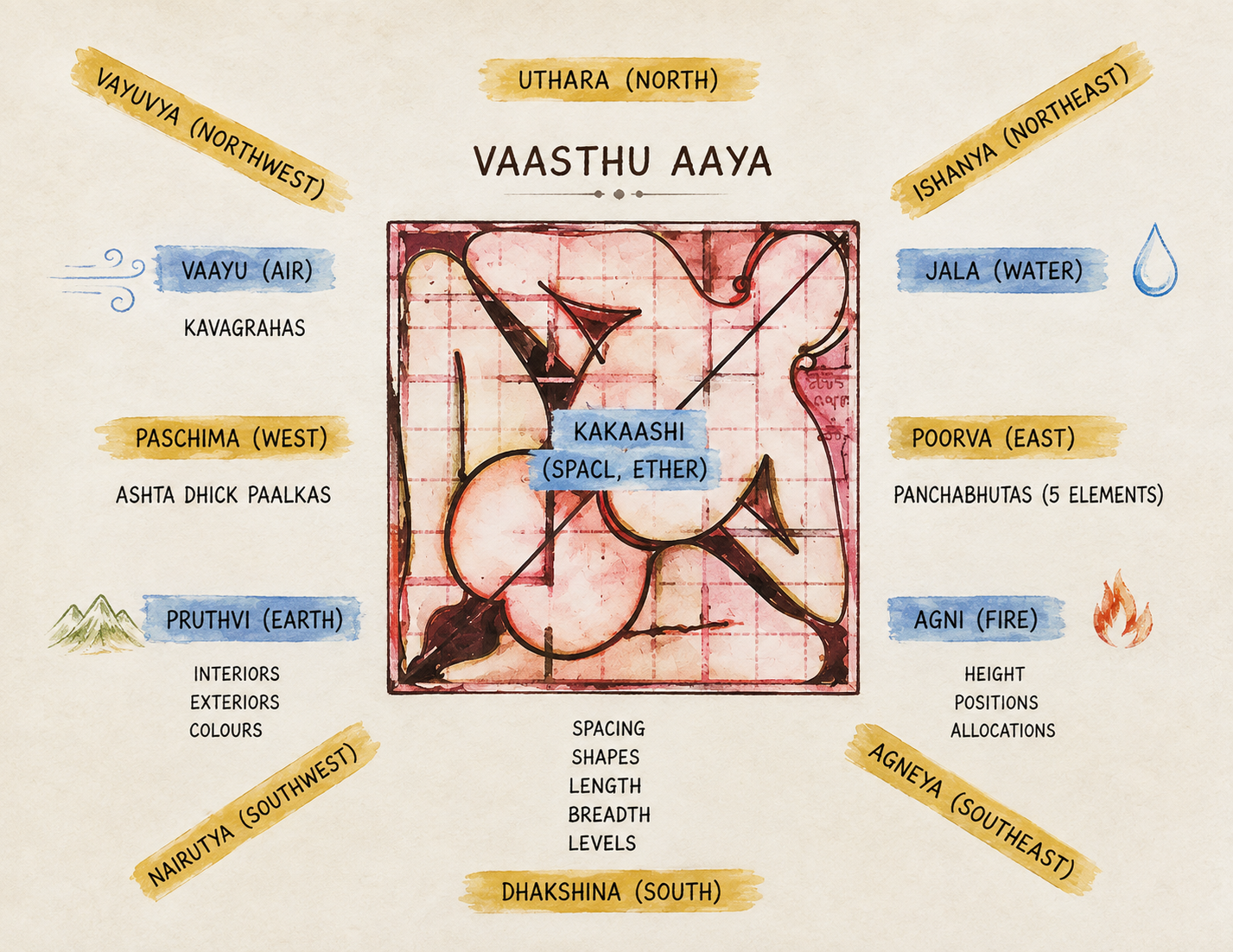 Vastu Purusha Diagram